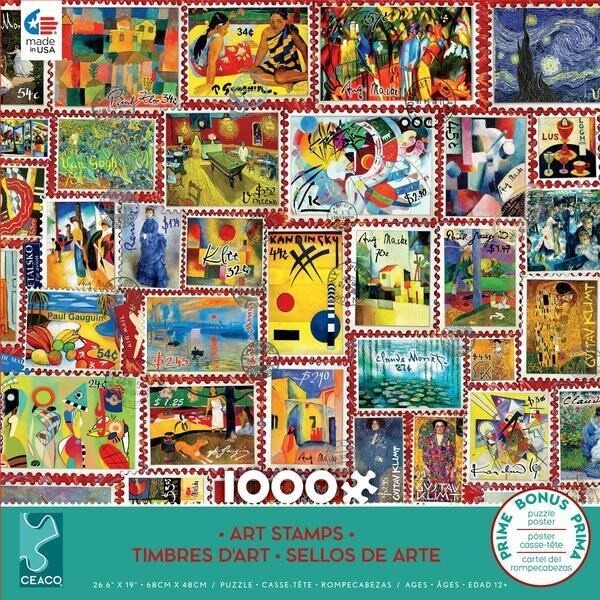 CEA 3164-3 1000PC STAMPS ASST