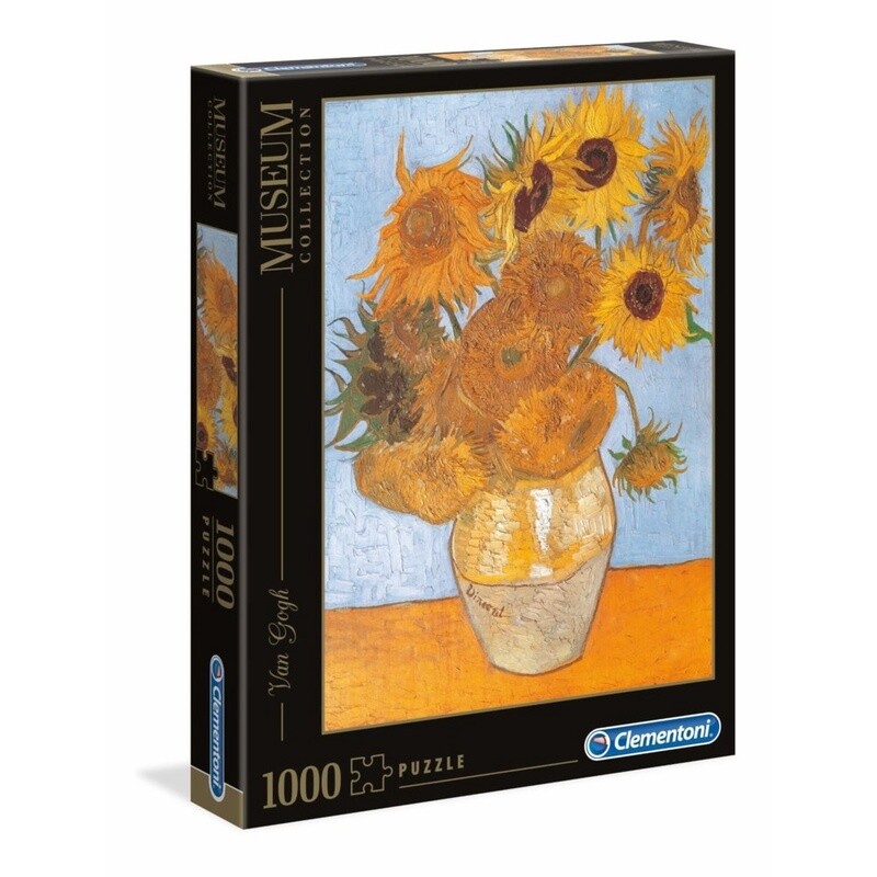 CLM31438 1000PC MUSEUM - VAN GOGH - SUN FLOWERS (