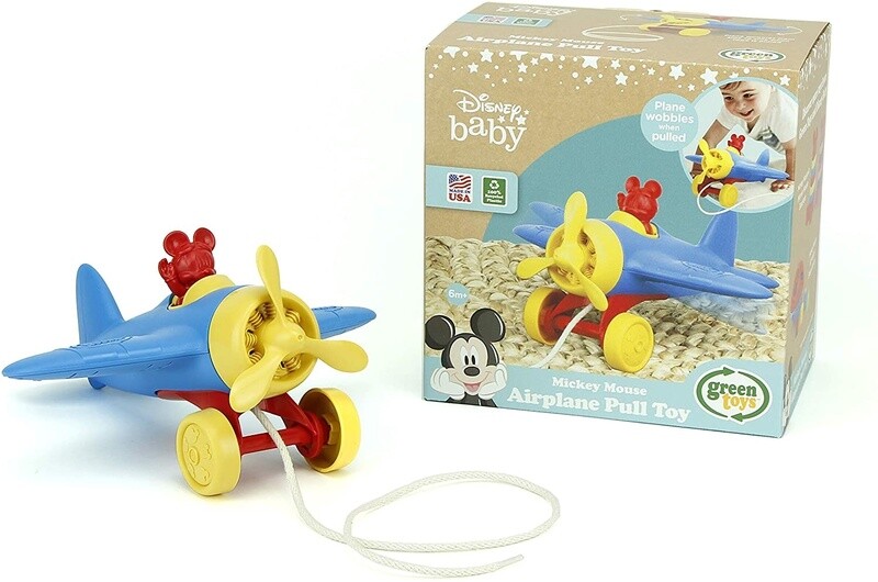 DSPPM-1428  Mickey Mouse Airplane Pull Toy