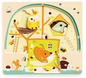 DJ01481 - 3 layers puzzle / Chez-nut