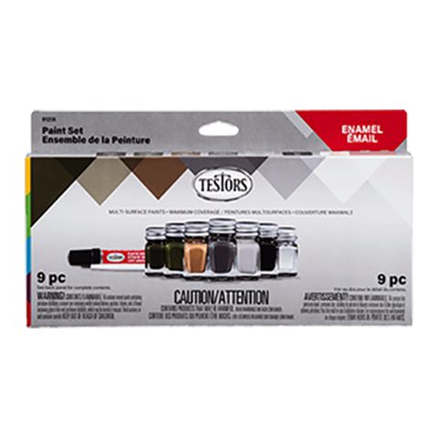 TES09121 Aircraft Detail Paint Set - Enamel
