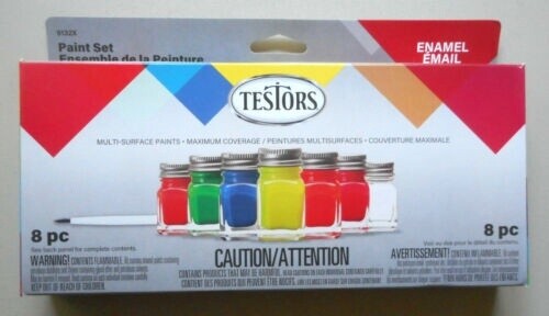TES09132 Fluorescent Paint Set 6pk - Enamel