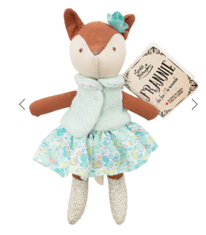 93225 Frannie the Fox Mini Doll, 6.5&quot;