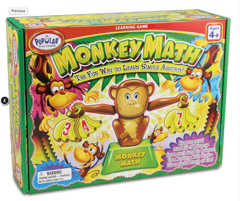 PP-50101 Monkey Math (Bilingual)