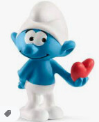 20817 Smurf with heart