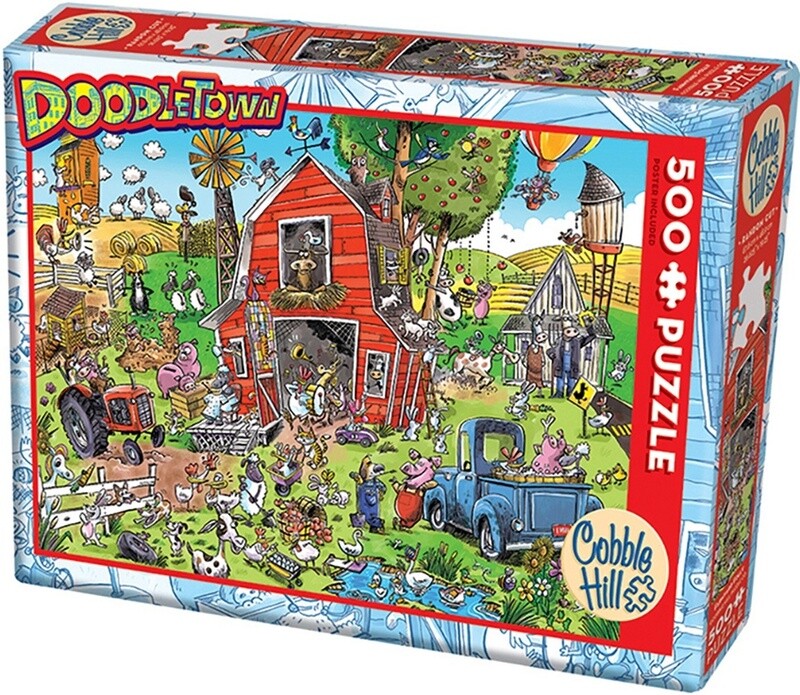 53552 DoodleTown: Farmyard Folly (500pc)