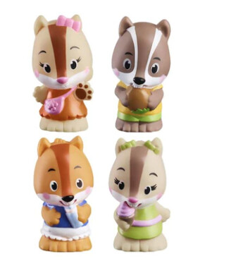 FBT-2486 Timber Tots NutNut Family (set of 4)