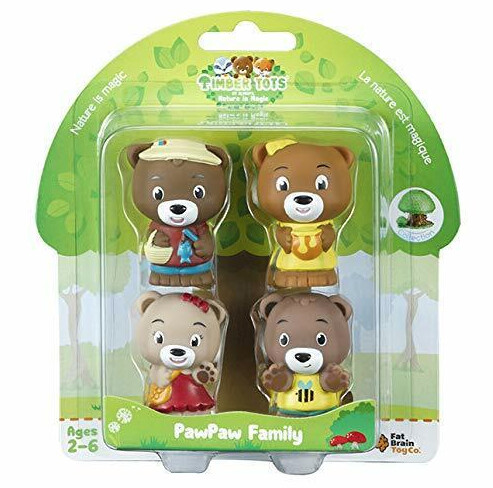 FBT-2485 Timber Tots PawPaw Family (set of 4)