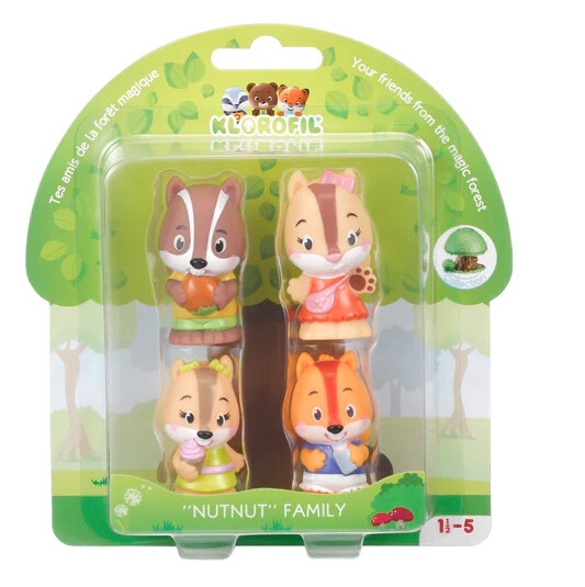 FBT-2486 Timber Tots NutNut Family (set of 4)