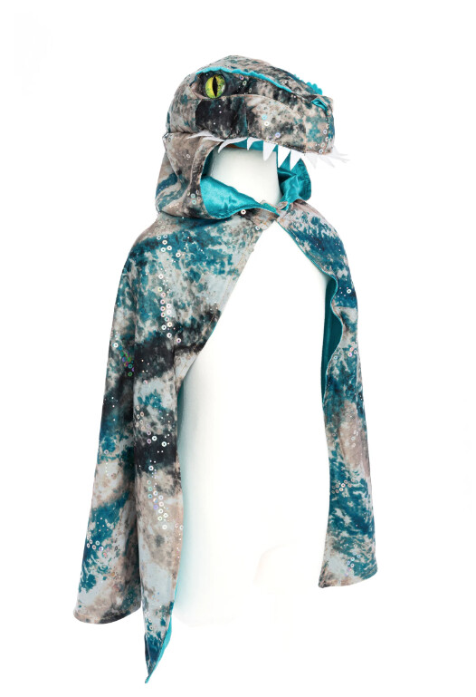 57665 Raptor Cape, Teal/Brown, Size 5-6