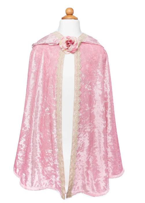 52013 Deluxe Pink Rose Princess Cape, Size 3-4