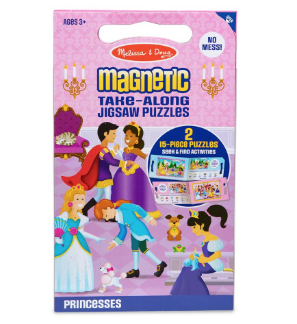 MDL42831 PUZZLES - TAKE ALONG MAGNETIC - PRINCESSES (8L)