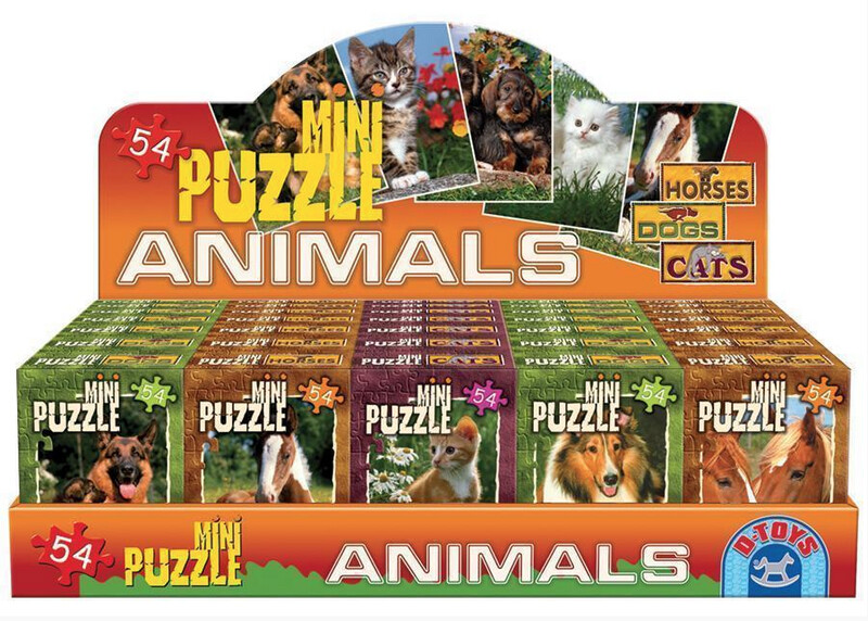 DT-902 Animals - mini puzzle (40 in PDQ)