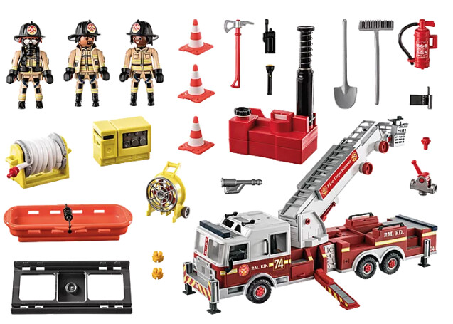 70935 Rescue Vehicles: Fire Engine with Tower Ladder