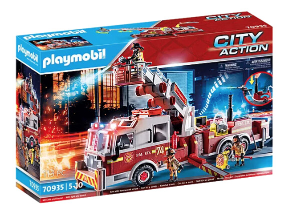 70935 Rescue Vehicles: Fire Engine with Tower Ladder