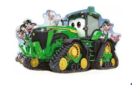 05172 John Deere Tractor Shaped  24p