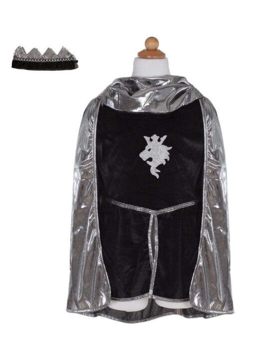 61965 Silver Knight Tunic/Cape/Crown 5/6