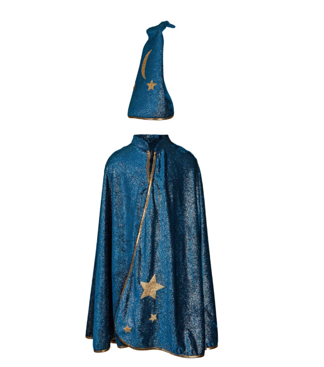 62007 Starry Night Cape w/Hat Turq 7-8