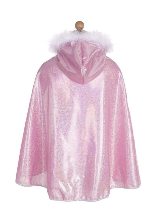 50415 Glitter Princess Cape, Pink, 4-6