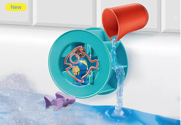 70636 Water Wheel and baby shark
