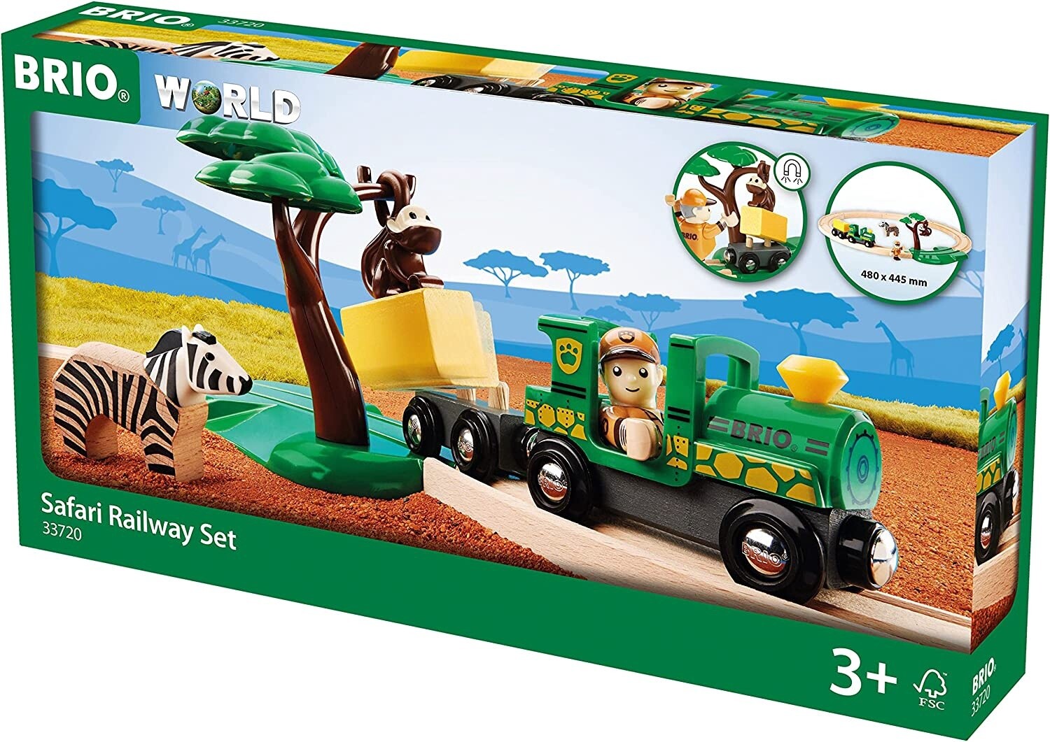 33720 Safari Railway Set