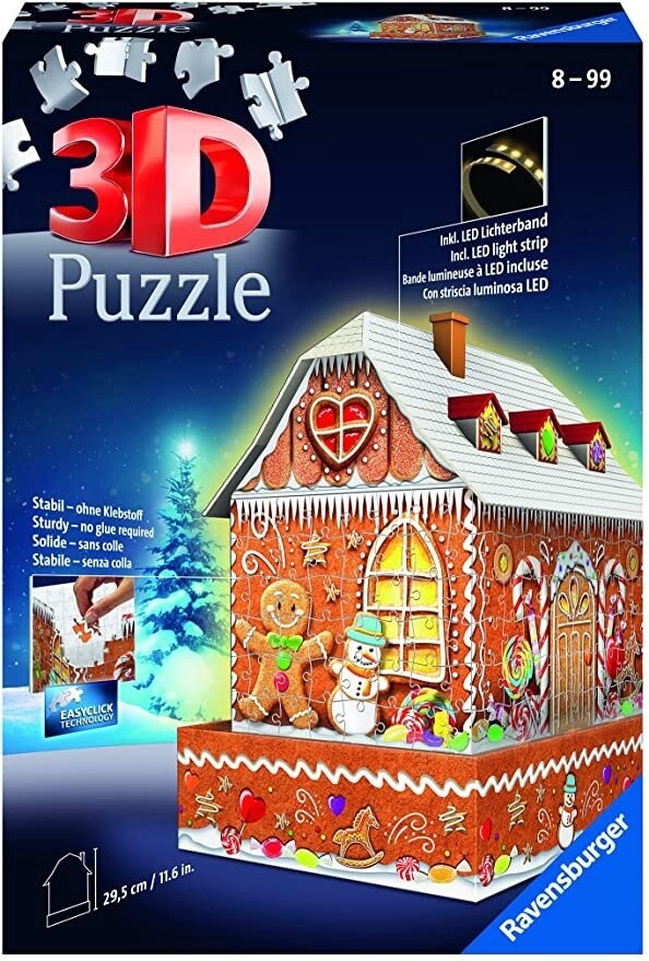 11237 Gingerbread House 3D