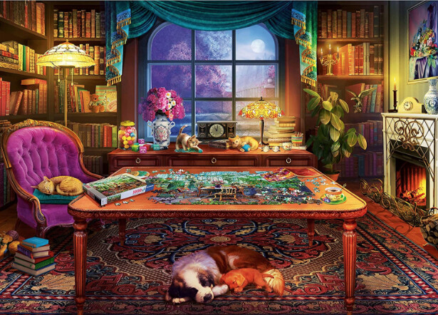 16444 Puzzler's Place 750pc