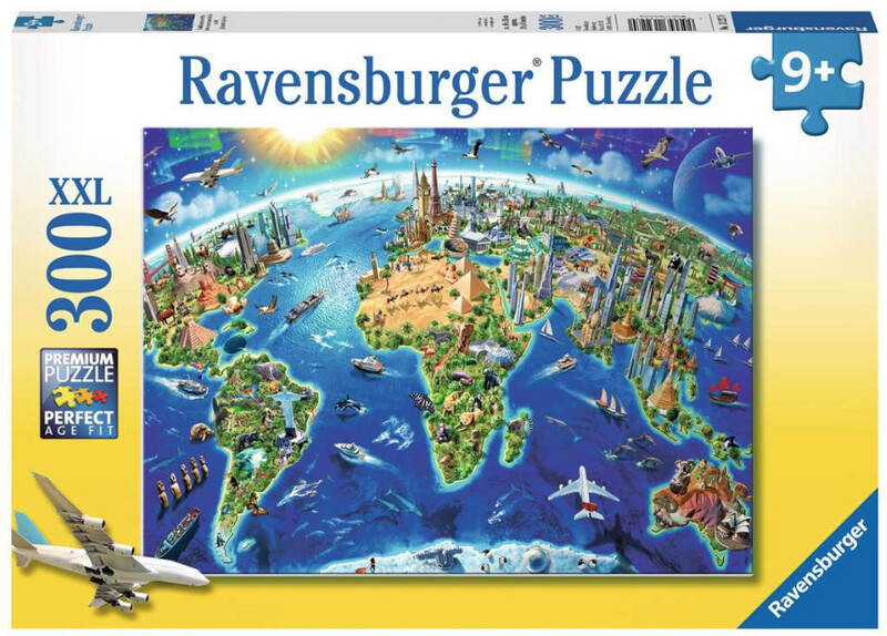 13227 World Landmarks Map 300pc