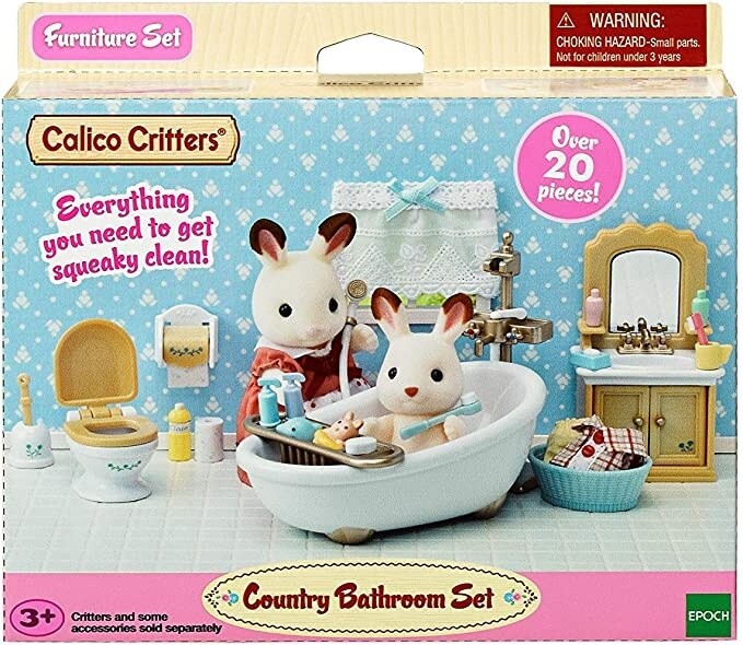 CF1748 BL COUNTRY BATHROOM SET CALICO