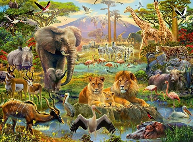 12891 Animals of the savanna