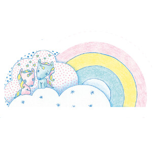 DJ06605 Music box Dreams of unicorn