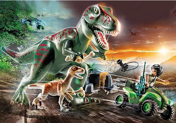 71183 T-Rex Attack with Quad