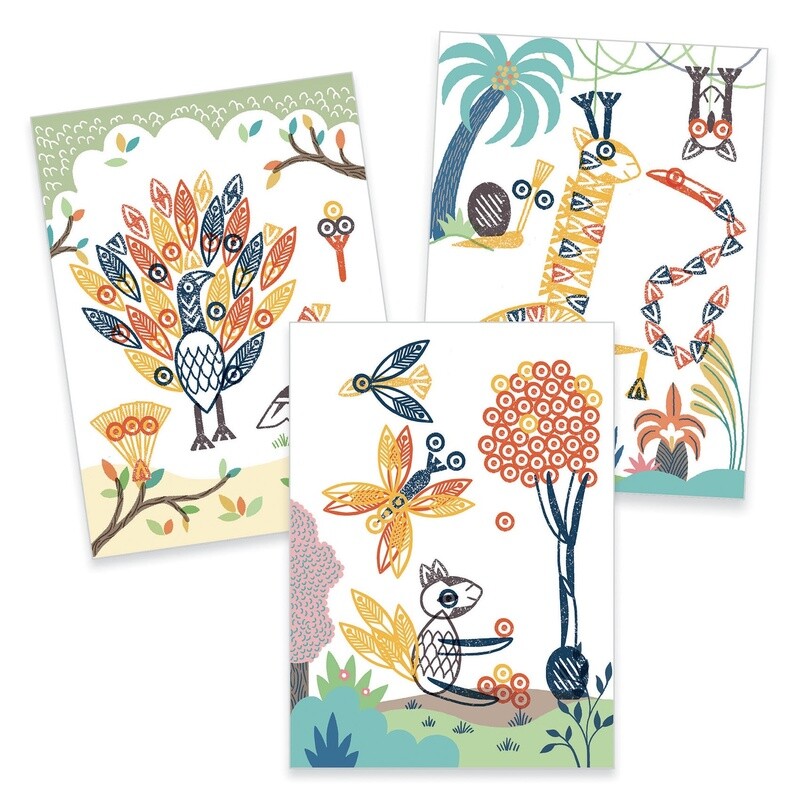 DJ08742 Clear stamps / Surprising Animals