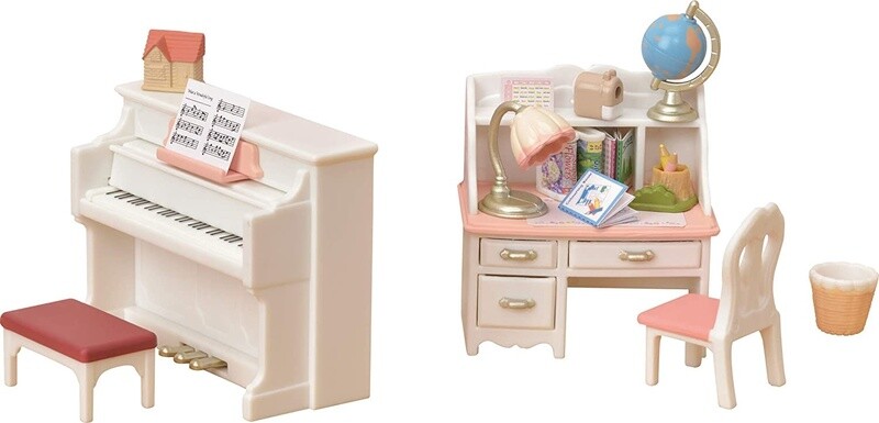 CF1746 BL PIANO AND DESK SET CALICO