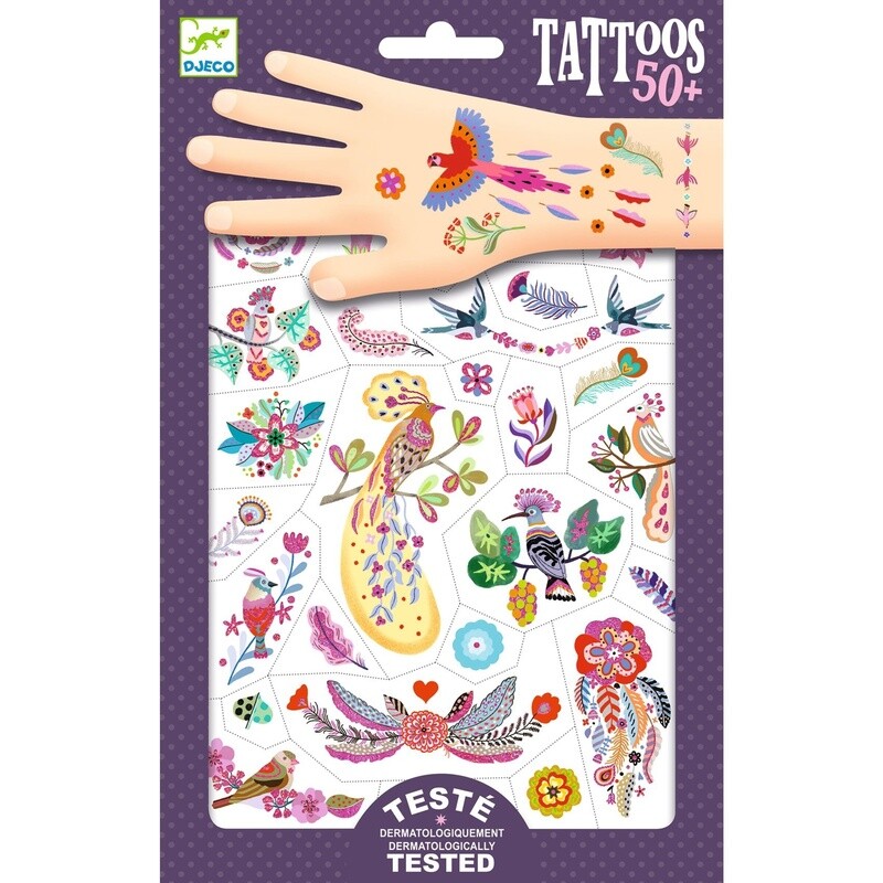 DJ09615 Tattoos / Bright birds #CO 10#