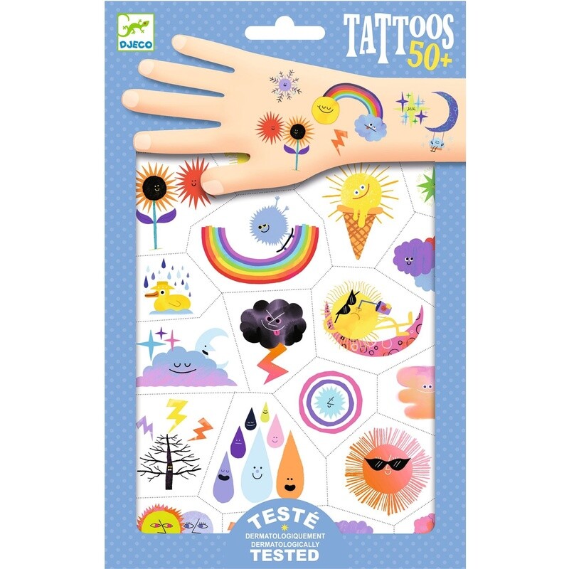 DJ09613 Tattoos / Weather emojis #CO 10#