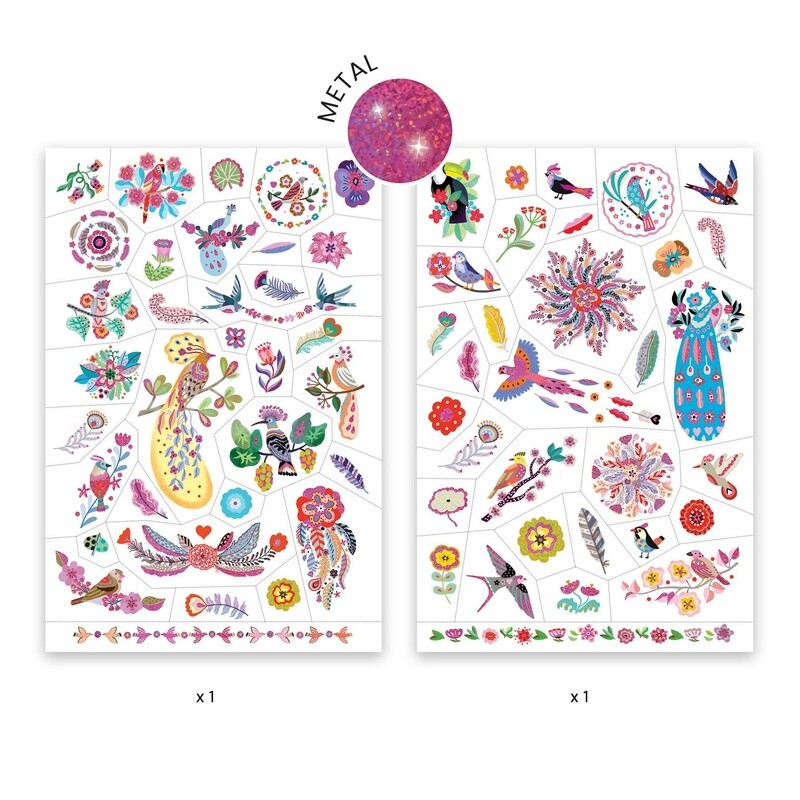 DJ09615 Tattoos / Bright birds #CO 10#