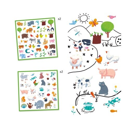 DJ08841 Stickers / Animals    #CO 10#