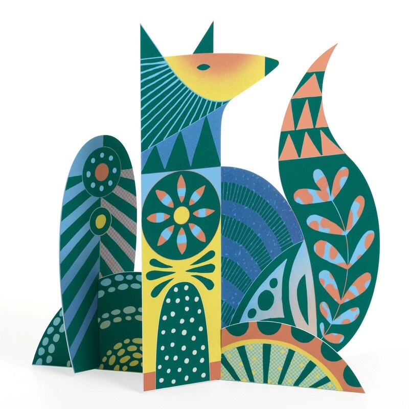 DJ09708 Scratch cards / Animal folk