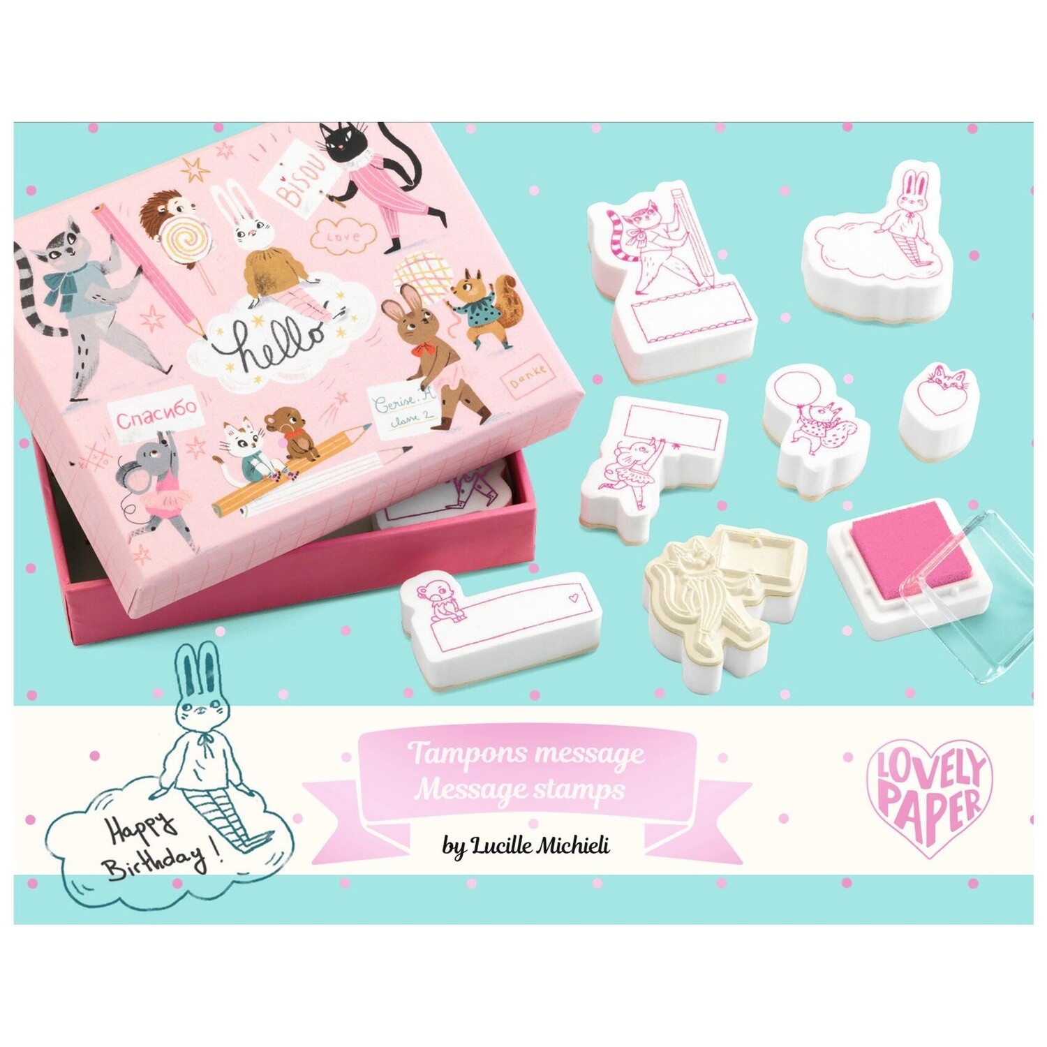 DD0362 5Stamp set / Lucille