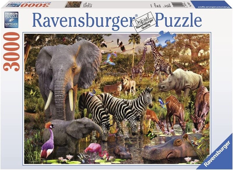 17037 African Animal World 3000pc