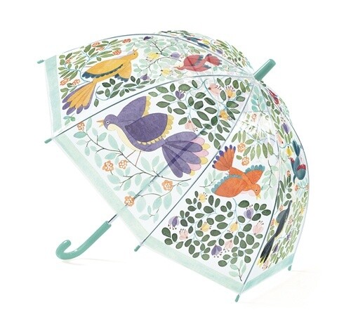 DD04804 Umbrella / Flowers and birds