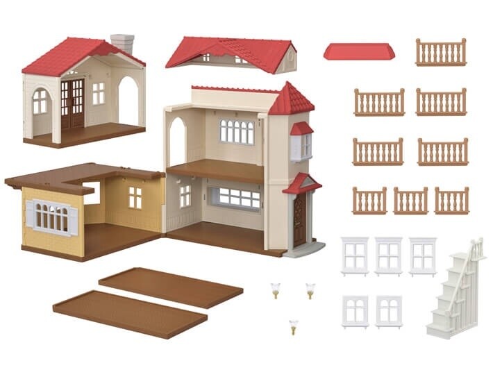 CF1796 BL RED ROOF COUNTRY HOME CALICO