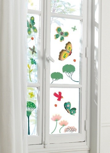 DD05051 Window stickers / Butterflies in the garden*