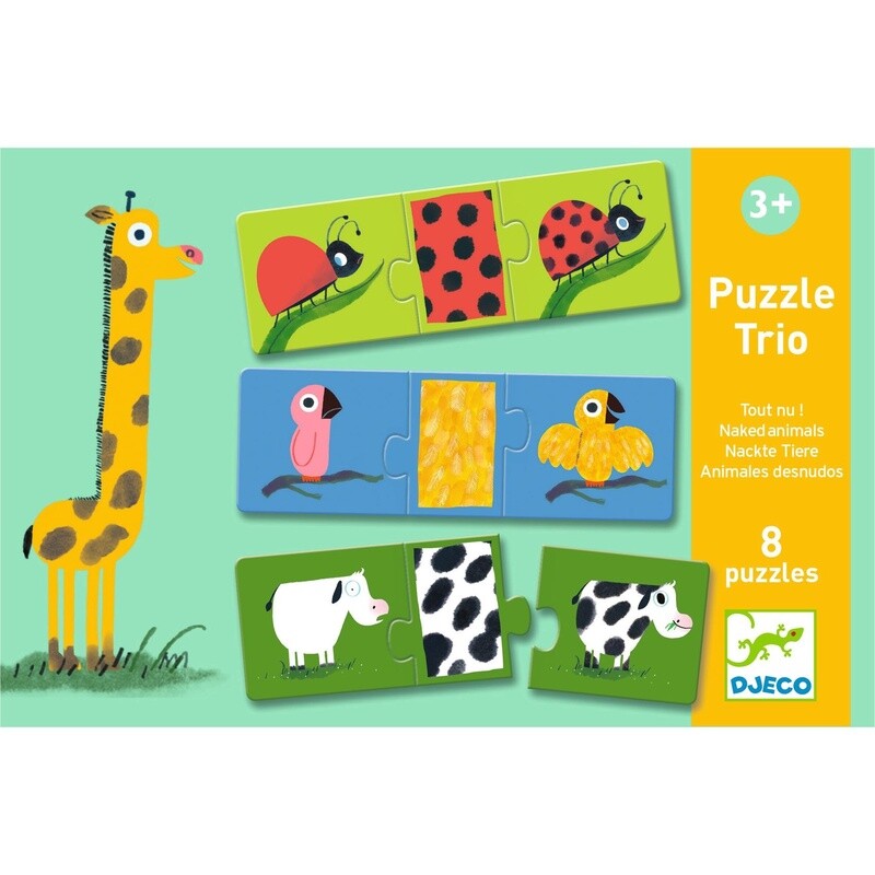 DJ08186 Puzzle duo-trio /  Naked animals