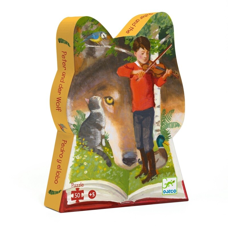DJ07309 Silhouette Puzzle / Peter and the Wolf - 50 pcs