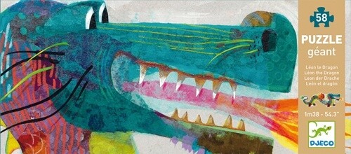 DJ07170 Giant Puzzle / Leon the Dragon / 58 pcs