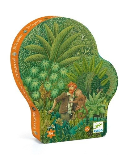 DJ07244 Silhouette Puzzle / In the jungle / 54 pcs