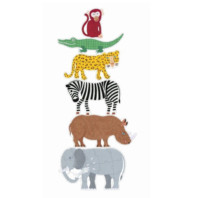 DJ07147 Giant puzzle / Henri &amp; friends / 9,12,15 pcs