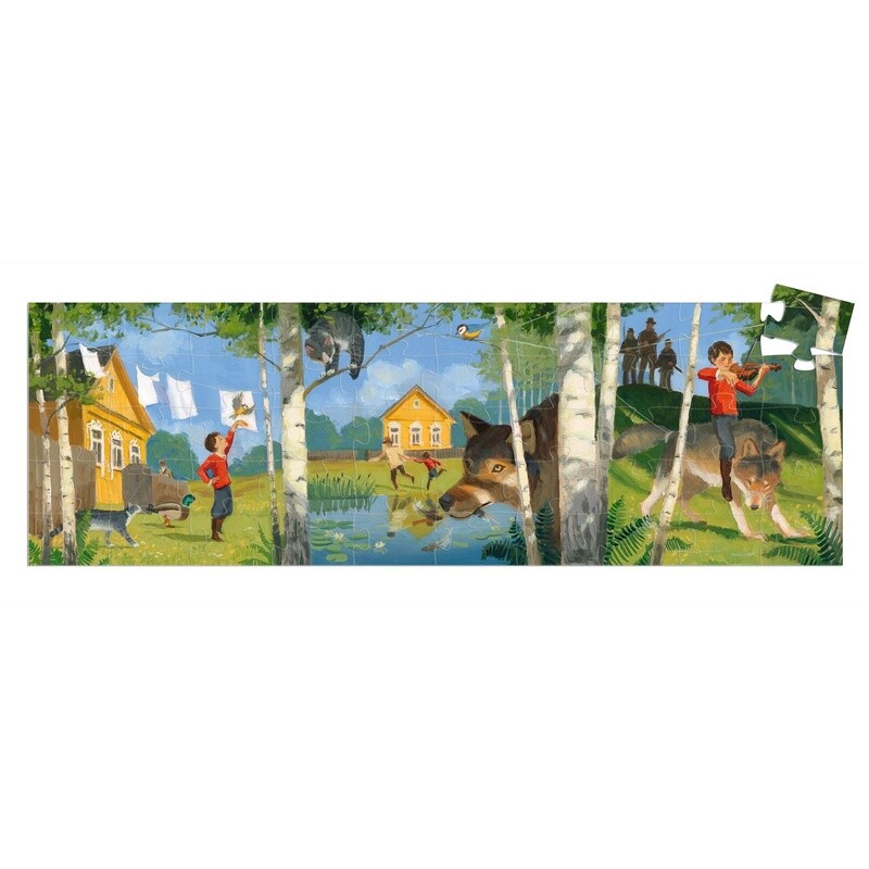 DJ07309 Silhouette Puzzle / Peter and the Wolf - 50 pcs